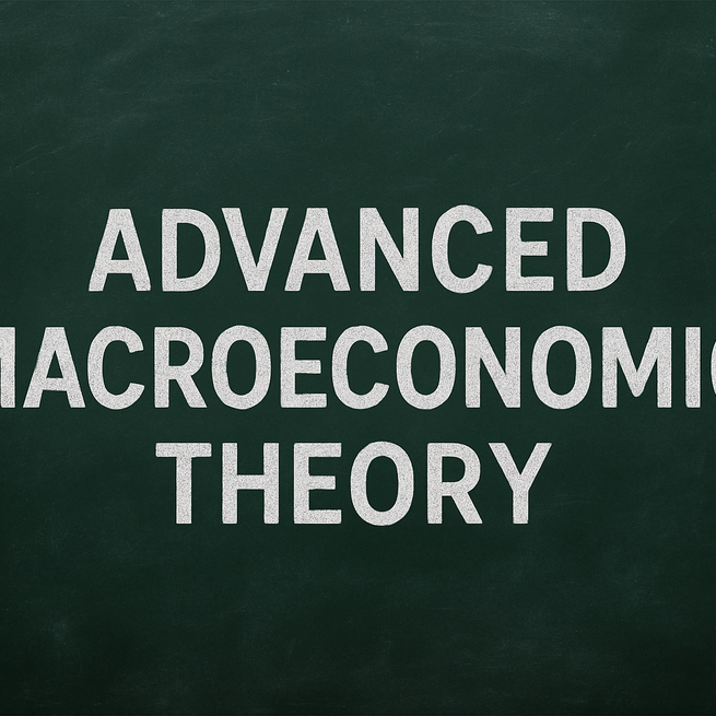 Advanced Macroeconomics